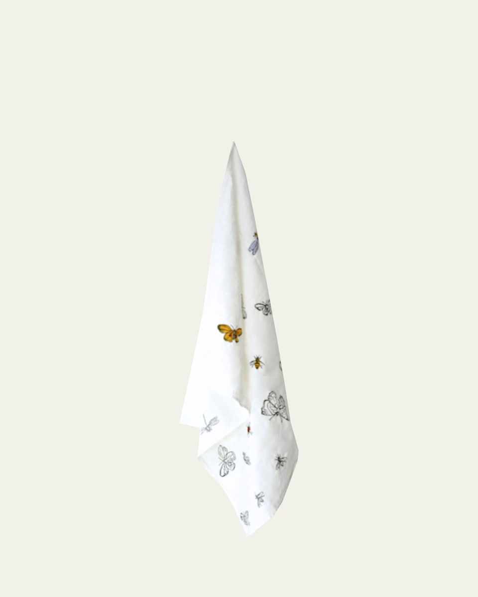 Insetti Linen Tea Towel
